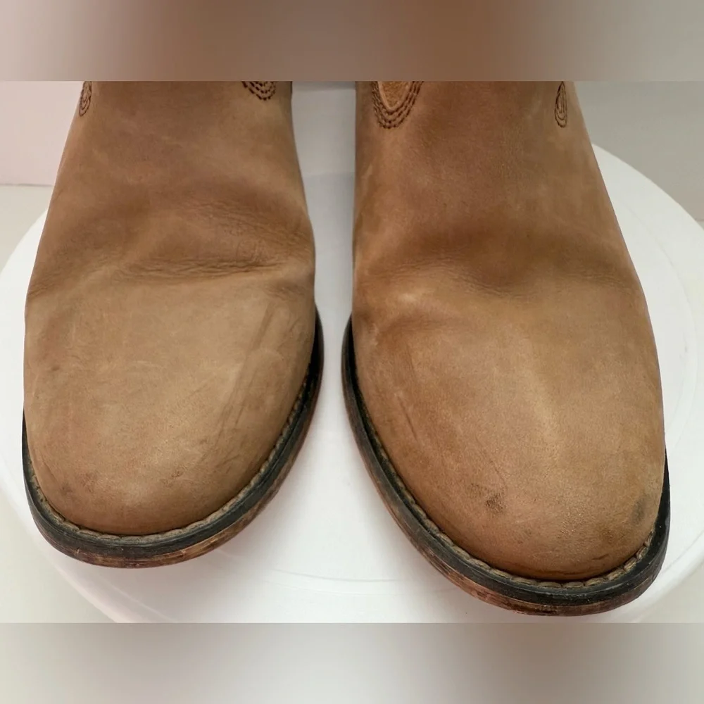Santa Fe Boot Co. Leather Ankle Boots - Size 8 - Picture 10 of 11